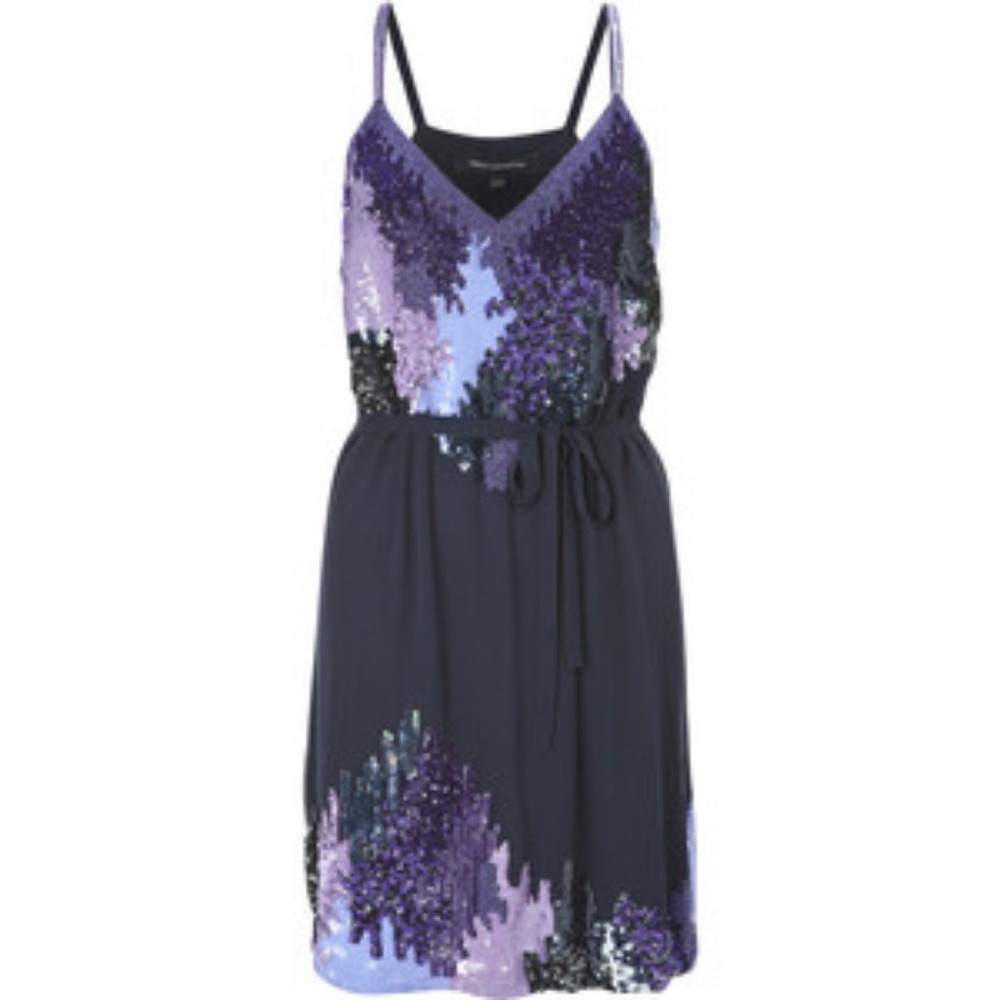 French Connection Electric Circus Sequined Dress 8